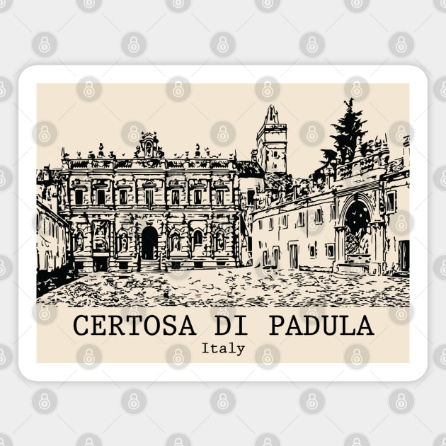 Certosa di Padula - Italy Magnet by Lakeric